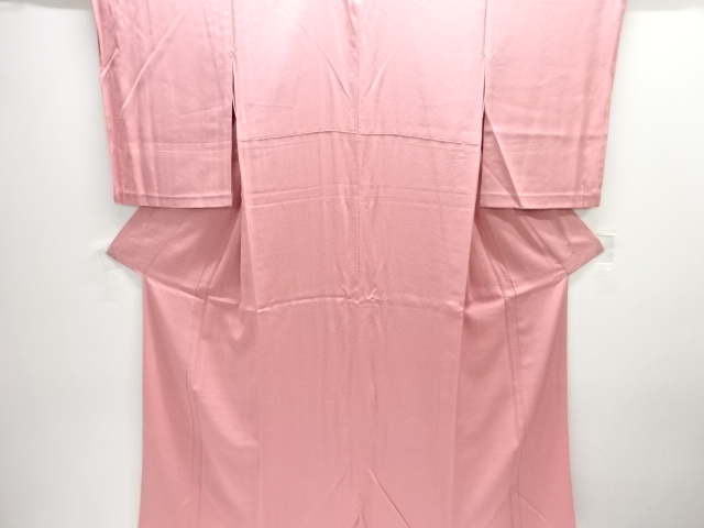 JAPANESE KIMONO / HITOE IROMUJI KIMONO / SILK / WOVEN ABSTRACT PATTERN